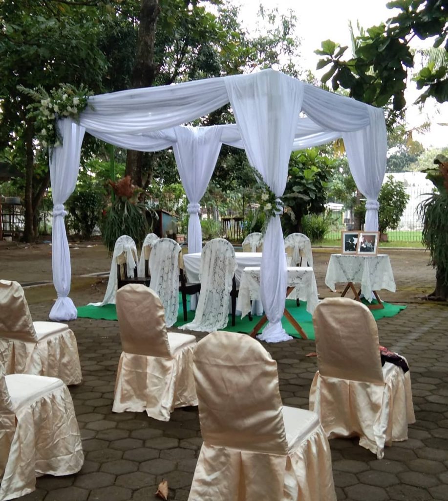 sewa tenda dekorasi akad nikah outdoor klaten solo jogja