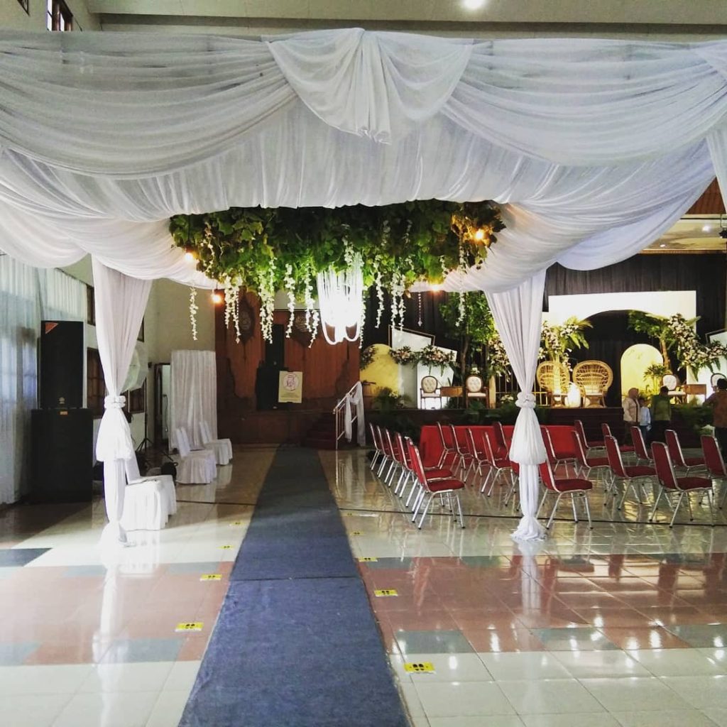 sewa tenda pesta pernikahan indoor klaten solo jogja