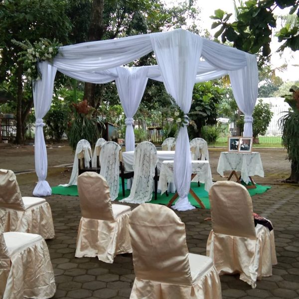 sewa tenda dekorasi akad nikah outdoor klaten solo jogja